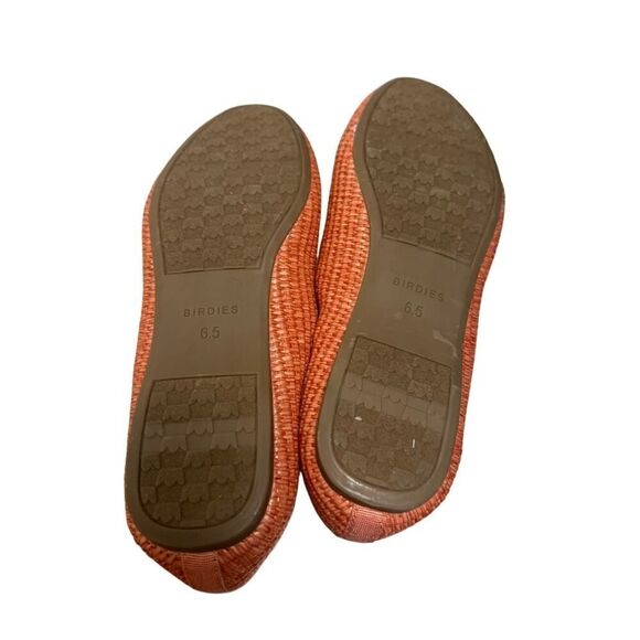NEW! Birdies The Starling Coral Raffia NWT Sz. 6.5 - Picture 8 of 8